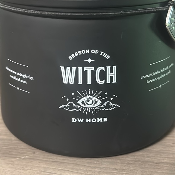 DW Home OUIJA BOARD SEASON OF THE WITCH Black 17.5 OZ. HALLOWEEN JAR  Candle NEW - Picture 4 of 12